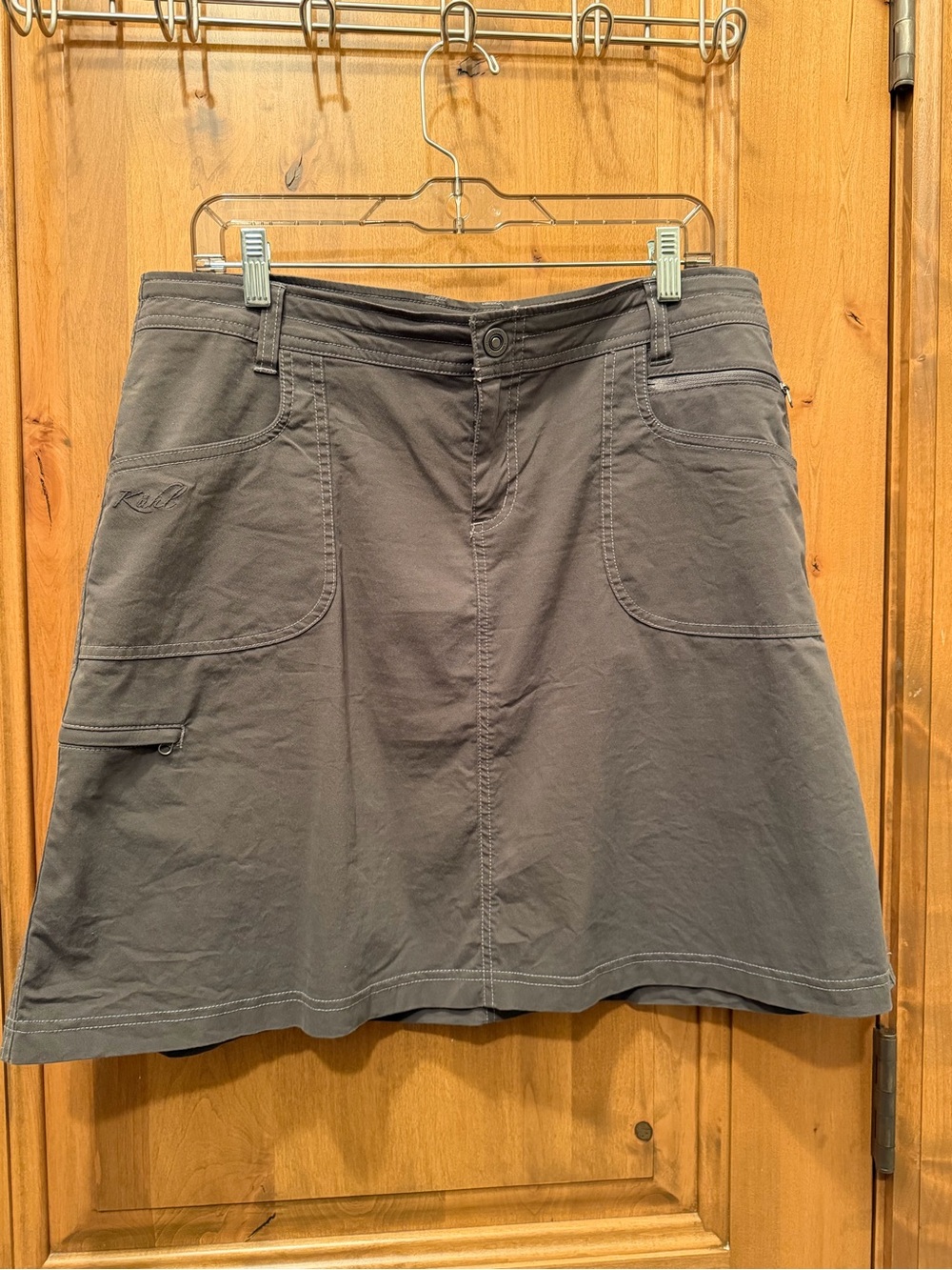 Kuhl Gray A-Line Outdoor Skirt